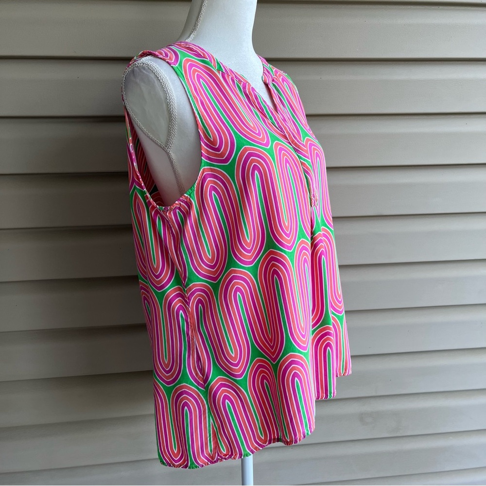 •Crown & Ivy• Sleeveless Popover Blouse - Size XL - Picture 4 of 7